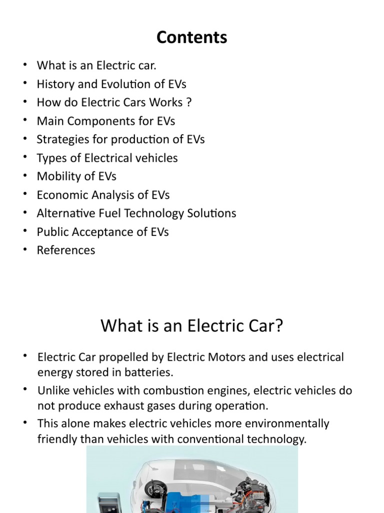 Electric Vehicles Pdf Electric Car Electric Vehicle