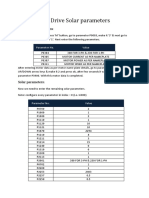 V20 Drive Solar Parameters