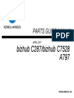 Parts Guide Manual: Bizhub C287/bizhub C7528 A797