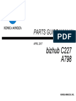 Parts Guide Manual: Bizhub C227 A798