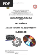 Download Anlisis sistmico de Objeto tcnico El DISCO CD Compact disk by Ing Gerardo Snchez Njera SN48926894 doc pdf