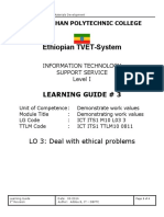 Ethiopian TVET-System: Learning Guide # 3