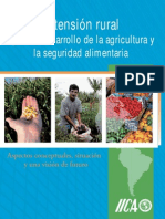 La Extensión Rural para El Desarrollo de La Agricultura y La Seguridad Alimentaria