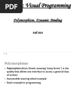 Lecture 14 (Polymorphism, Dynamic Binding)