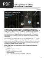 AWS Vs Azure Vs Google Cloud - A Detailed Comparison of The Cloud Services Giants PDF