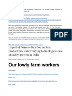 Our Lowly Farm Workers