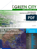 Green. Intelligent. Global: Presentation To The Philippine Investment Conference Tokyo, Japan