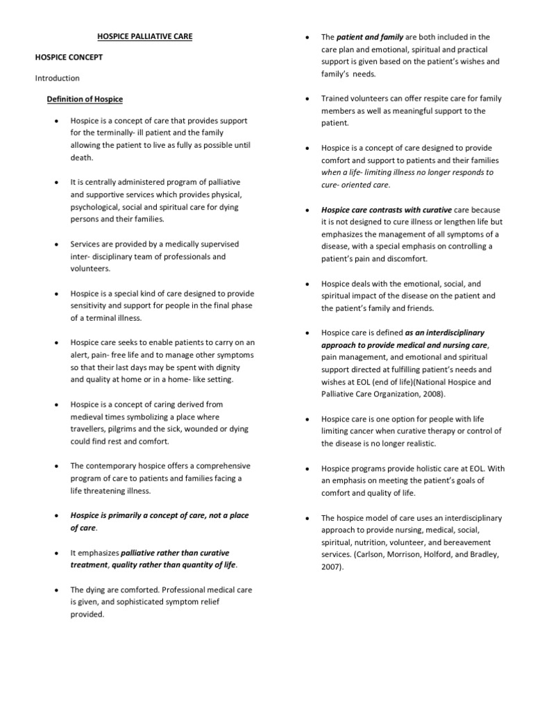 Understanding Palliative and Hospice Care | PDF | Palliative Care ...