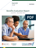 Ontario Peer Leader Benefits Evaluation Report Final - External Sharing - 05 07 2016