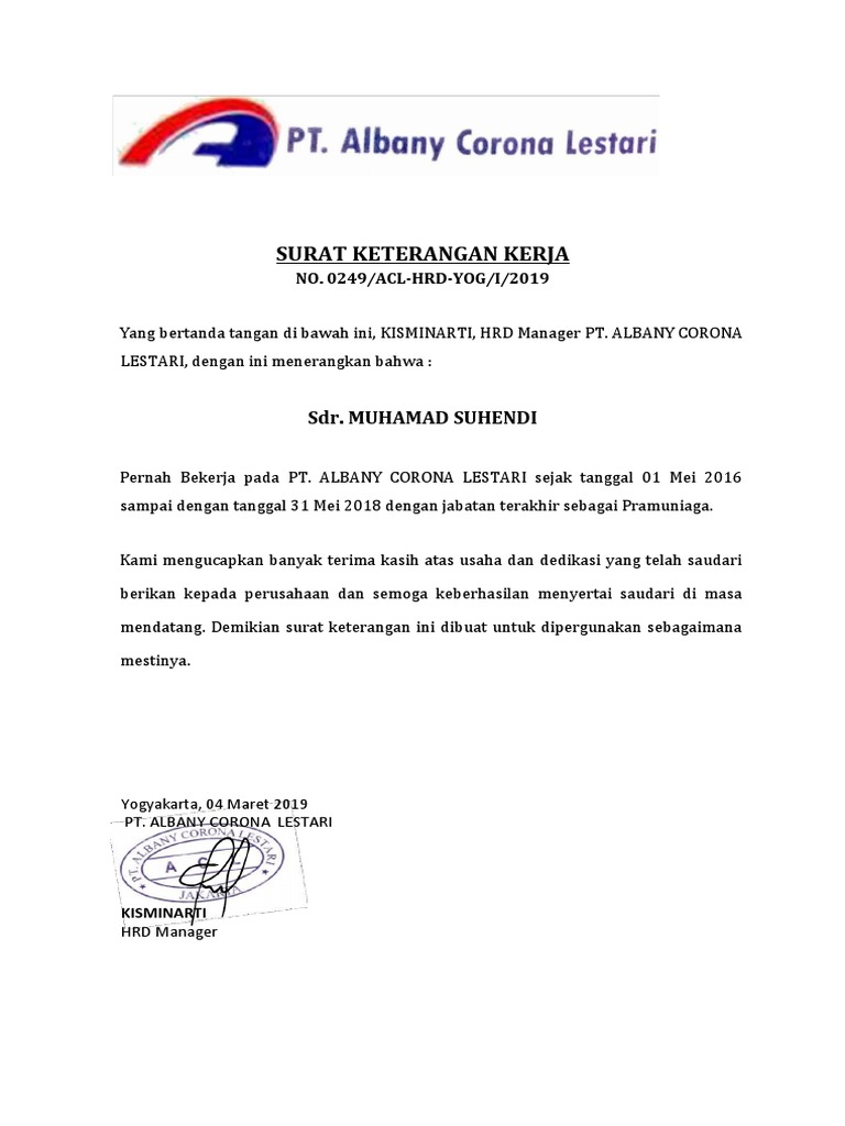Yuk Simak Logo Pt Albany Corona Lestari Terlengkap