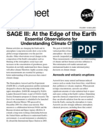 NASA Facts SAGE III at The Edge of The Earth 2001