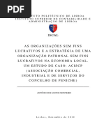 António Monteiro - AS ORGANIZAÇÕES SEM FINS LUCRATIVOS E A ESTRATÉGIA DE UMA ORGANIZAÇÃO PATRONAL SEM FINS LUCRATIVOS NA ECONOMIA LOCAL.pdf