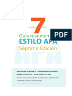 Guía Resumen Del Manual de Publicaciones de Normas APA Séptima Edición 2020 - 3