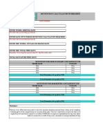 Detention Calculator Worksheet (Per Container Basis)