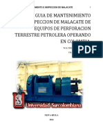 PDF Guia de Mantenimiento e Inspeccion de Malacate Del Equipo de Perforacion T DD - PDF