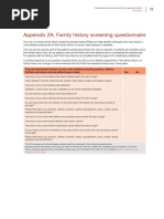 Appendix 2A. Family History Screening Questionnaire: 9th Edition