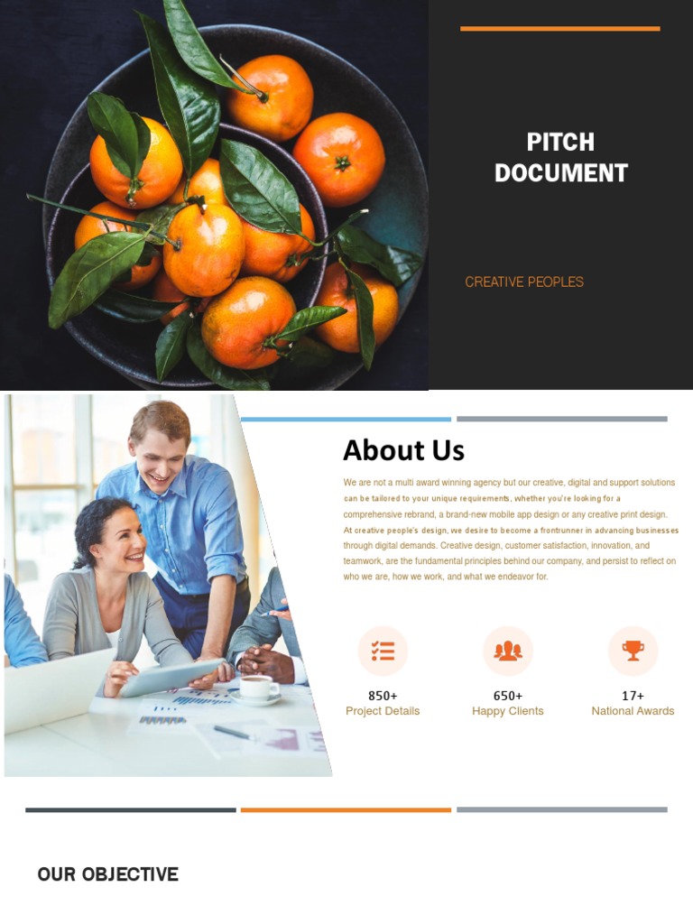 Creative Agency Pitch Overview | PDF | Web Design | Design