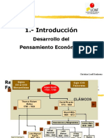 1.-Introducción: Desarrollo Del Pensamiento Económico