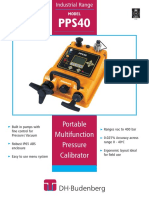 Portable Multifunction Pressure Calibrator: Model