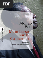 Main Base Sur Le Cameroun Mongo Beti