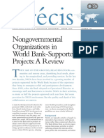 Nongovernmental Organizations in World Bank-Supported Projects:A Review