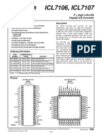 ICL7106, ICL7107: Features Description