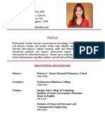 Philippines Teacher Profile