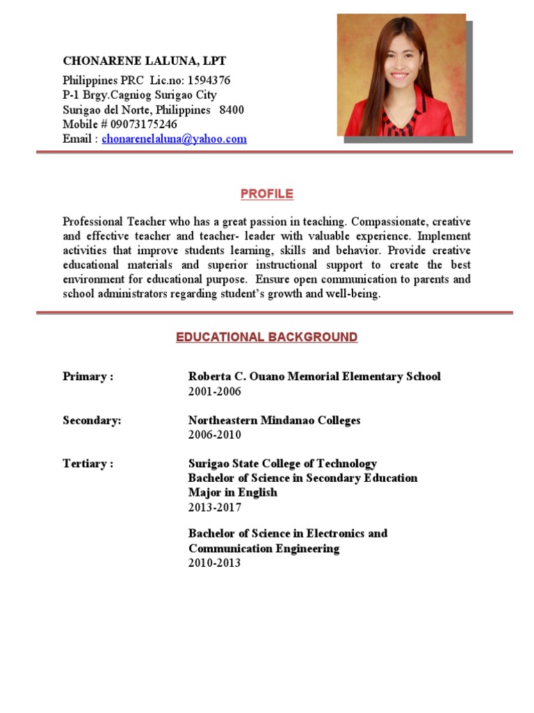 chonarene-laluna-lpt-profile-pdf-teachers-educational-technology