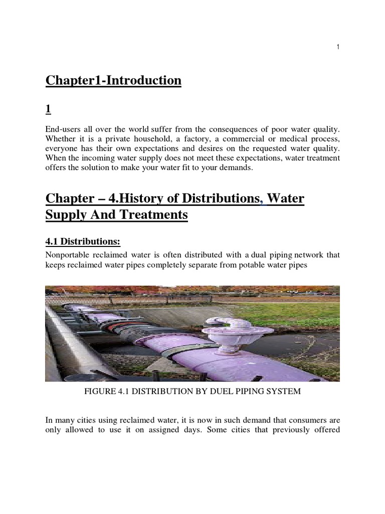 Water Quality and Treatment Overview | PDF | Membrane | Groundwater