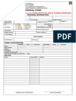 Sfap Renewal Form: Personal Information