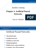 Machine Learning: Chapter 4. Artificial Neural Networks