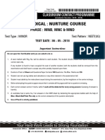 06 - 05 - 2018 Question @AllenTestPaper