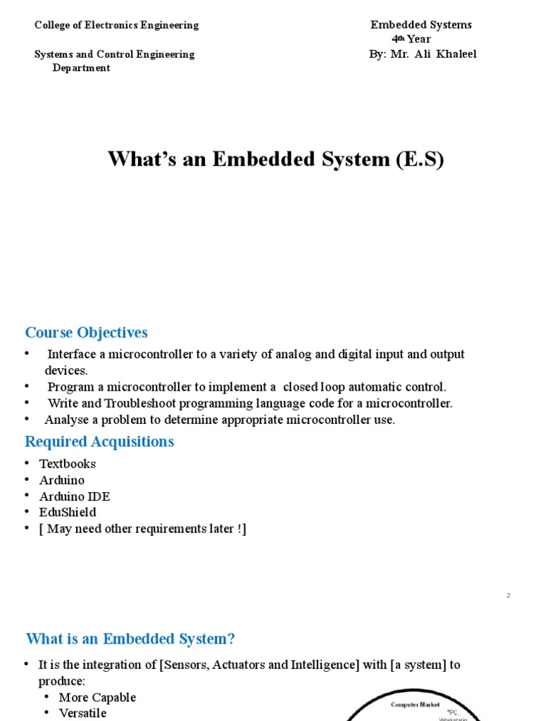 Understanding Embedded Systems | PDF | Microcontroller | Embedded System