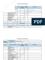 Listado Maestro de Documentos