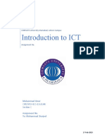 Introduction To ICT: COMSATS University Islamabad, Lahore Campus