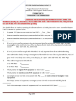 Exercise #3 Worksheet - Six Health Plans: HPEX 300: Health Care Delivery in The U. S