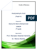 Acetylsalicylic Acid (Aspirin) : 1190159 3 Grade