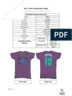 Assingment On Tech Sheet of A Basic T Shirt