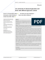 Peri Implant Conditions and Levels of Advanced Glycation End Products Among Patients With Different Glycemic Control