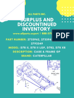 Caterpillar - 2733962, 2733961, 2793349, 279350 - Case & Frame GP