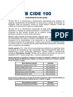 TB CIDE 100 Ficha T
