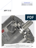 Lenntech APP 11-13 data sheet provides specs for corrosion-resistant pumps