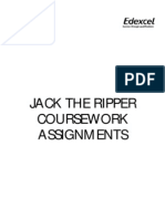 Ripper Coursework Sheet DO ASSIGNMENT ONE