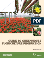 Guide To Greenhouse Floriculture Production: Publication 370
