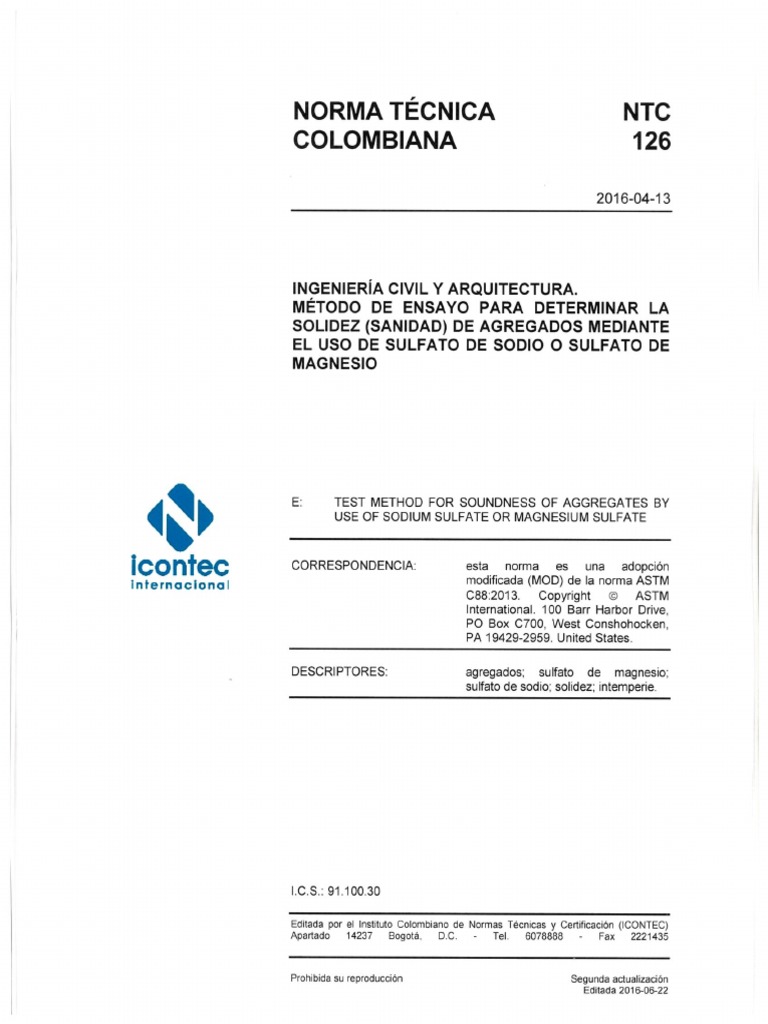 NTC 126-2016 | PDF
