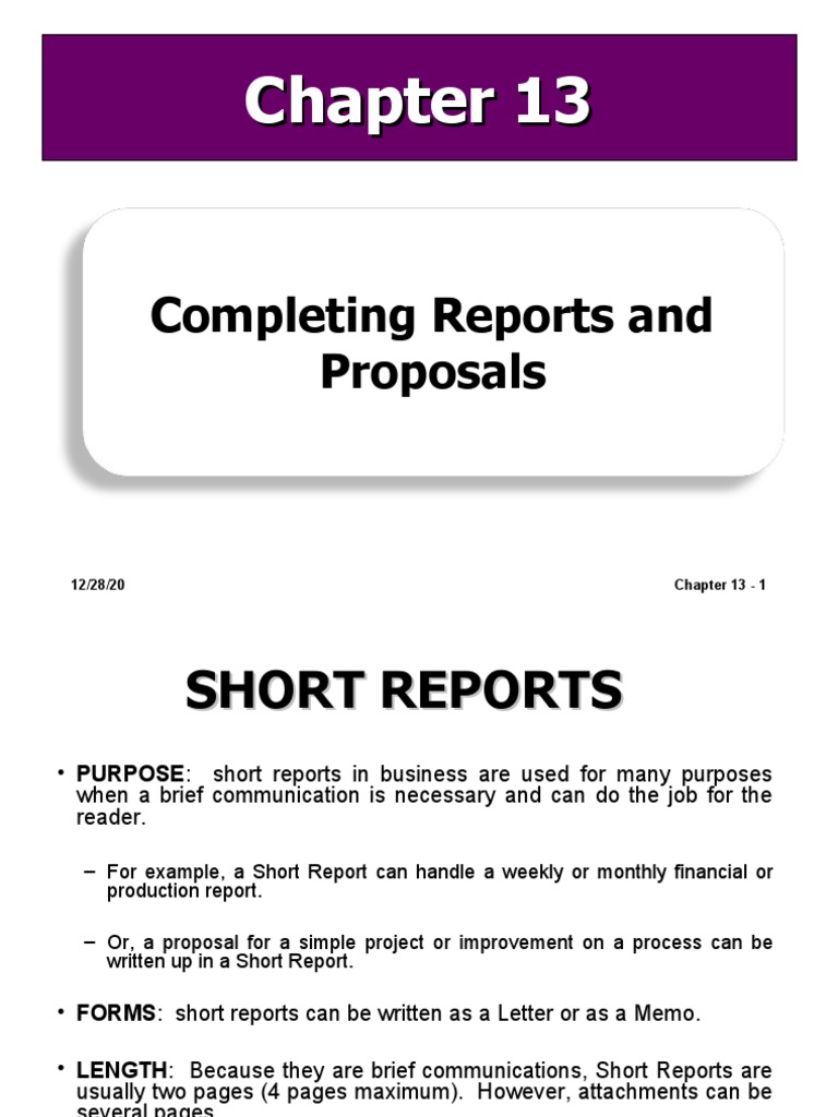 Short Report Writing Essentials | PDF | Proofreading | Memorandum