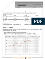 Devoir de Contrôle N°1 - Math - 2ème Economie & Gestion (2011-2012) Mme GUESMIA Aziza