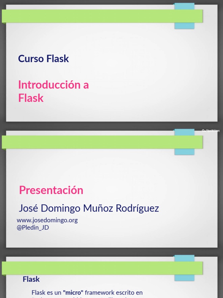 Curso Flask: Micro Framework en Python | PDF | Informática | Tecnología