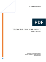 Project ProposalTemplate