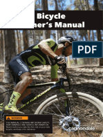 Rev 0718 CD OM Bicycle Owners Manual